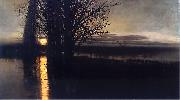 Aurelio de Figueiredo Moonrise oil painting on canvas